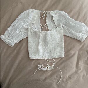 Elegant White Women's Top